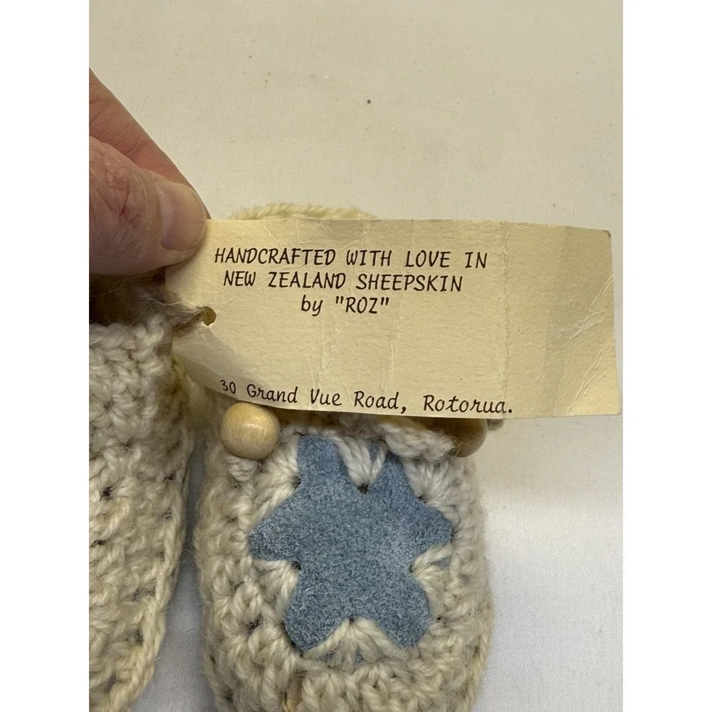Handcrafted Baby Slippers Made In New Zealand Pure Wool & Sheepskin